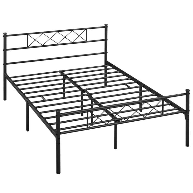 Hulk Metal Queen Size Bed | Metal Double Bed with Headboard | Bed for Bedroom Home | Iron Black