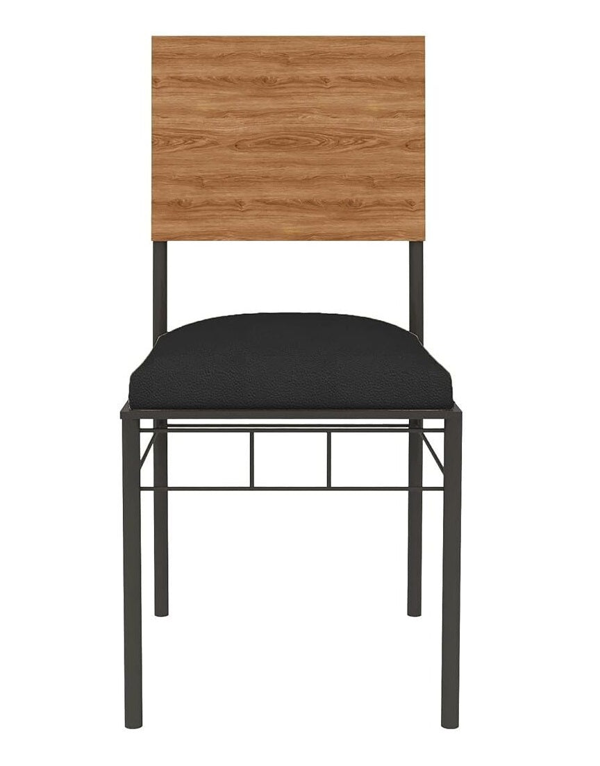 Anishwar Havelock 6 Seater Dining Set ( Black Fabric )