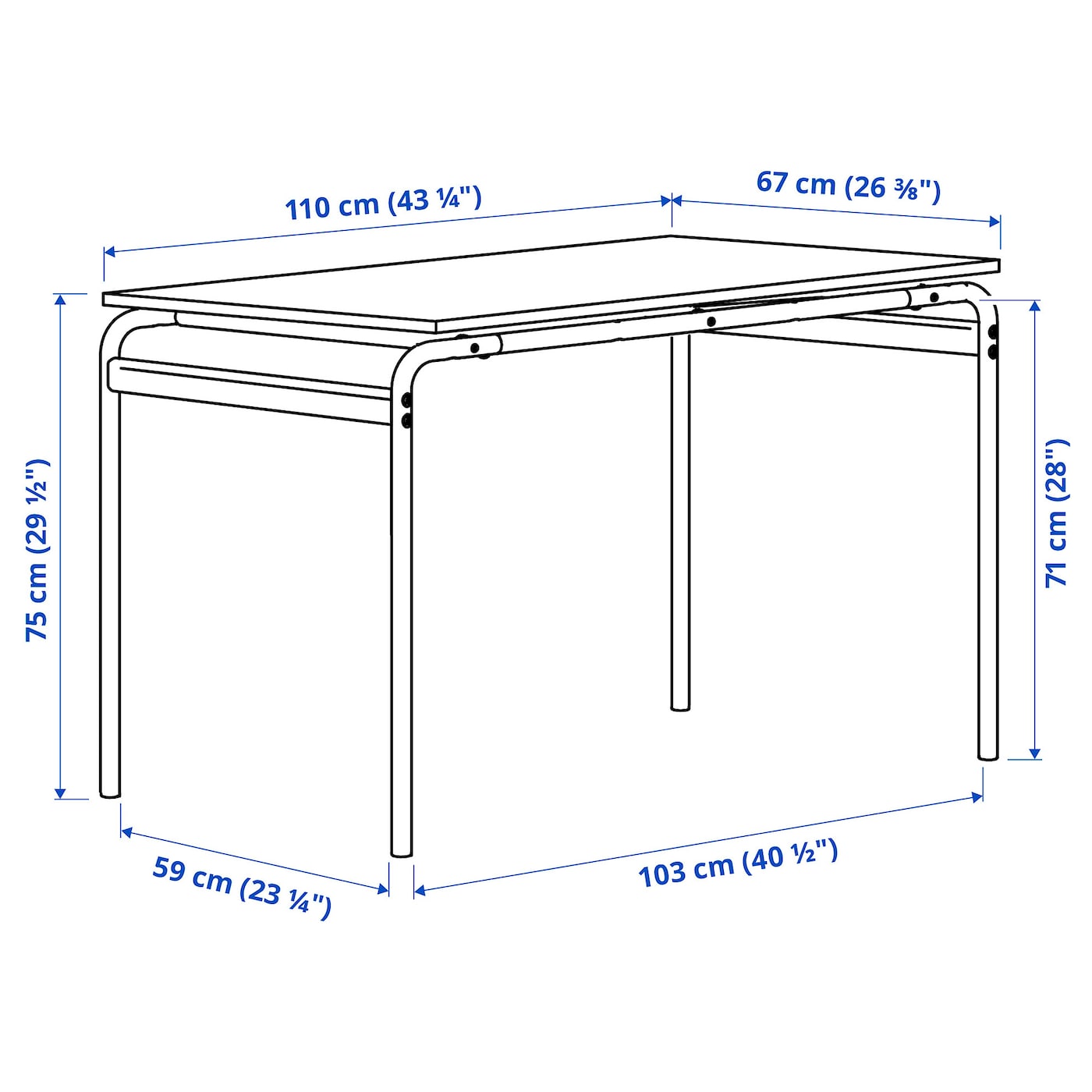 Anishwar Vanilla 4 Seater Dining Set ( White And Black )