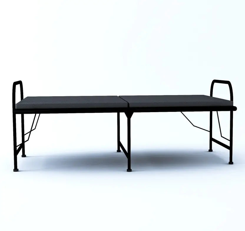 Wrought Iron Metal Single Bed (Finish Color - Black, Delivery Condition - DIY(Do-It-Yourself))