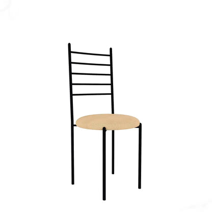 Indoor & Outdoor Dining Room and Living Room Set Metal 6 Seater Dining Set  (Finish Color -Black Finish And Grey Fabric, DIY(Do-It-Yourself))