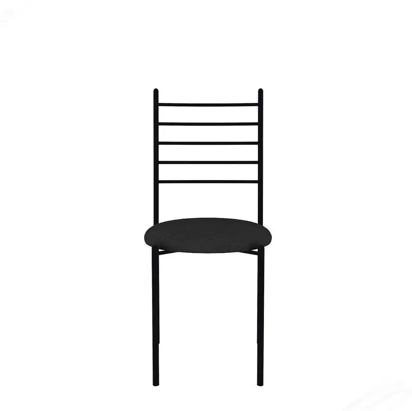 Indoor & Outdoor Dining Room and Living Room Set Metal 6 Seater Dining Set  (Finish Color -Black Finish And Grey Fabric, DIY(Do-It-Yourself))