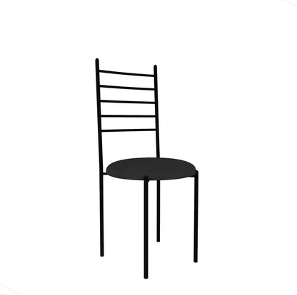 Indoor & Outdoor Dining Room and Living Room Set Metal 6 Seater Dining Set  (Finish Color -Black Finish And Grey Fabric, DIY(Do-It-Yourself))