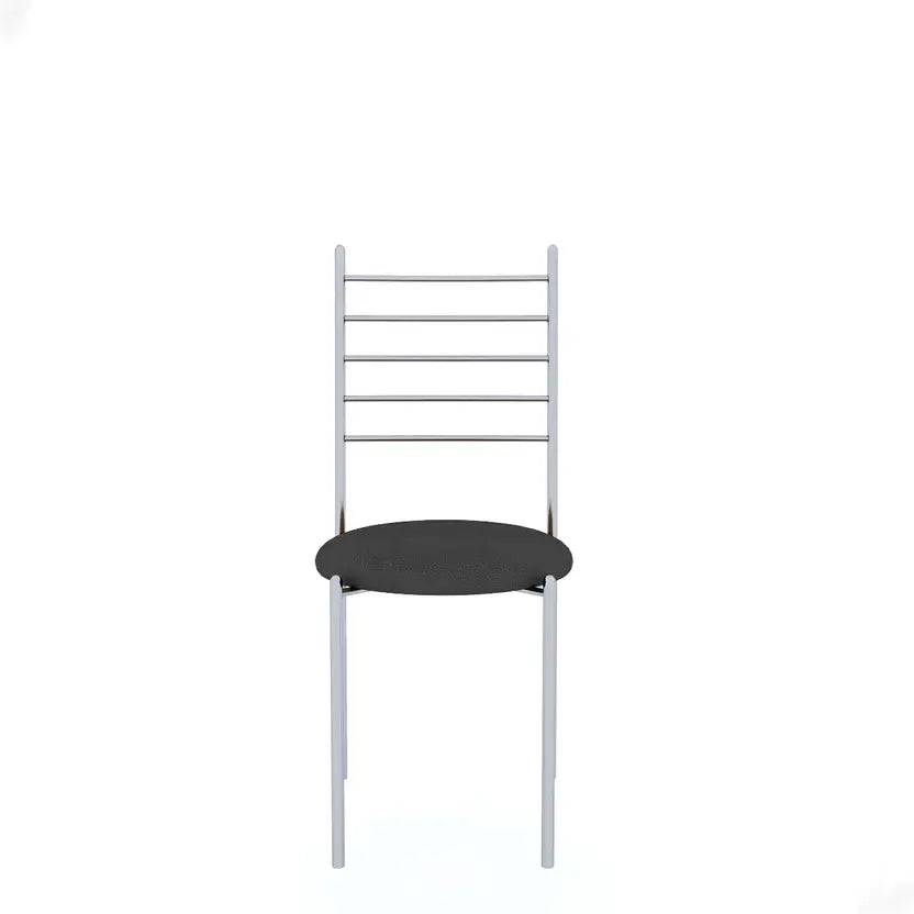 Indoor & Outdoor Dining Room and Living Room Set Metal 4 Seater Dining Set  (Finish Color -Silver Finish And Orange Upholstery, DIY(Do-It-Yourself))