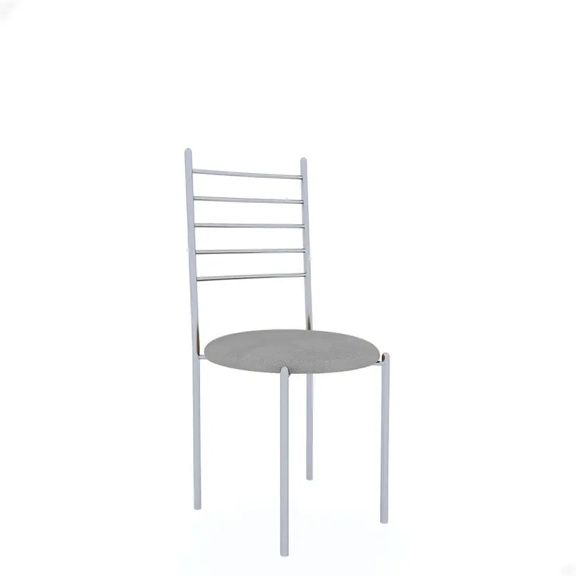 Indoor & Outdoor Dining Room and Living Room Set Metal 6 Seater Dining Set  (Finish Color -Silver Finish And Beige Upholstery, DIY(Do-It-Yourself))