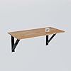 Space Saver Wall Mounted Folding Table | 76x38 cm Foldable Desk for Home Office, Laptop & Kitchen