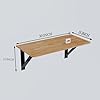 Space Saver Wall Mounted Folding Table | 76x38 cm Foldable Desk for Home Office, Laptop & Kitchen