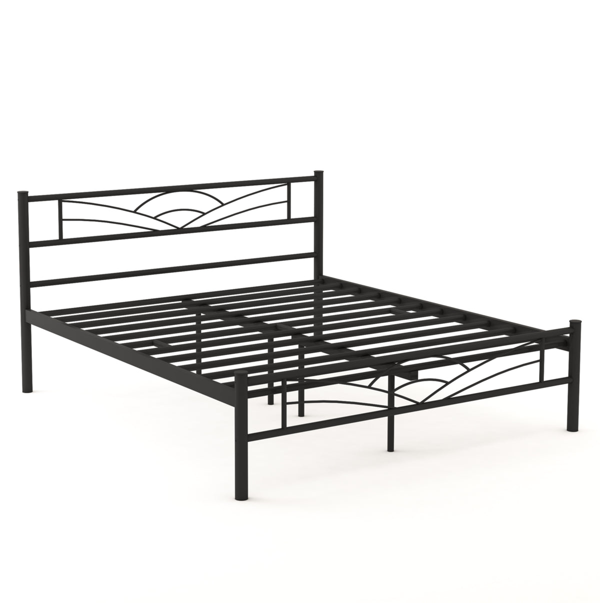 King Size Metal Bed for Bedroom | Modern & Sturdy Steel Bed