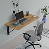 Space Saver Wall Mounted Folding Table | 76x38 cm Foldable Desk for Home Office, Laptop & Kitchen