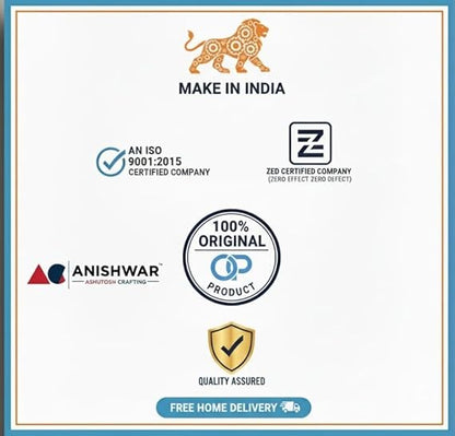 Rubber Wood Top Sofa Side C Table | Heavy Metal Frame Laptop Table for Bed