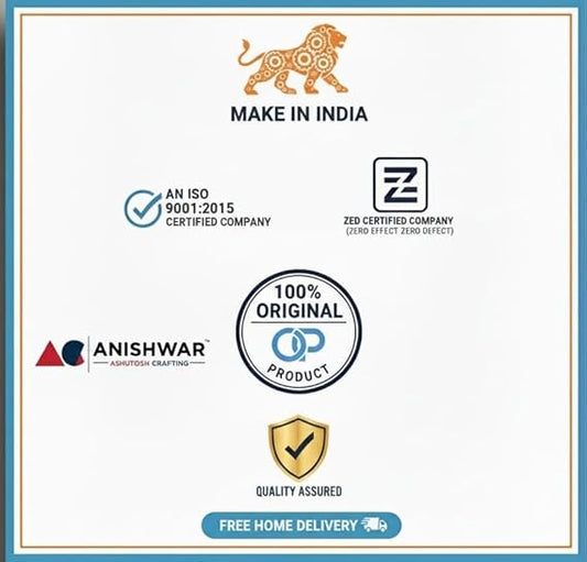 Rubber Wood Top Sofa Side C Table | Heavy Metal Frame Laptop Table for Bed