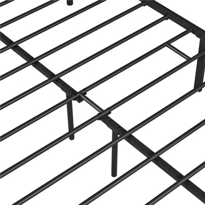 Hulk Metal Queen Size Bed | Metal Double Bed with Headboard | Bed for Bedroom Home | Iron Black