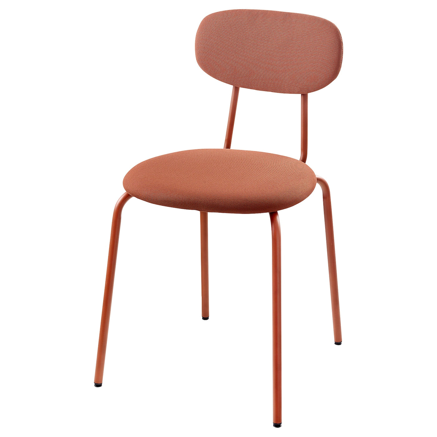 Anishwar Vanilla 4 Seater Dining Set ( White And Orange )