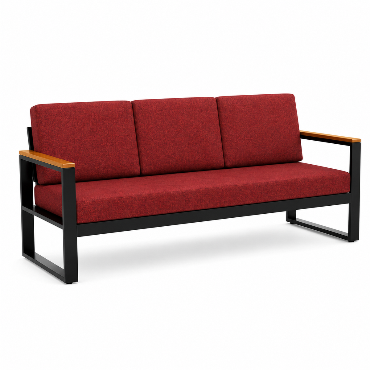 ANISHWAR 3 Seater Metal Frame Sofa – Premium Upholstered Sofa