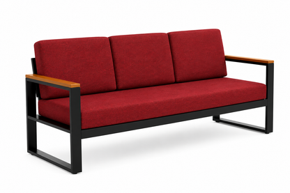 ANISHWAR 3 Seater Metal Frame Sofa – Premium Upholstered Sofa