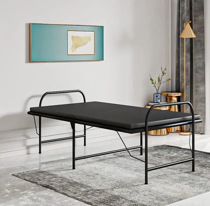 Wrought Iron Metal Single Bed  (Finish Color - Black, Delivery Condition - DIY(Do-It-Yourself))