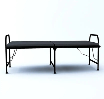 Wrought Iron Metal Single Bed  (Finish Color - Black, Delivery Condition - DIY(Do-It-Yourself))