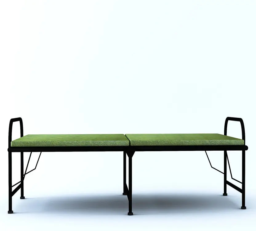 Wrought Iron Metal Single Bed  (Finish Color - Black, Delivery Condition - DIY(Do-It-Yourself))