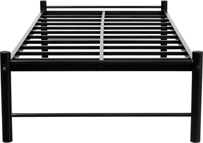 Osaka Wrought Iron Metal Single Bed  (Finish Color - Black, Delivery Condition - DIY(Do-It-Yourself))