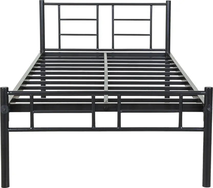 Alsa Wrought Iron Metal Single Bed  (Finish Color - Black, Delivery Condition - DIY(Do-It-Yourself))